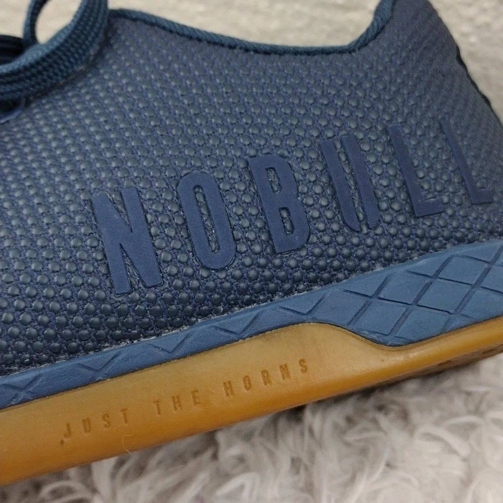 NOBULL Navy Gum High Carbon Rubber Upper Low Top Lace Up Training Sneaker Shoe